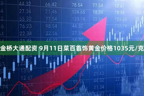金桥大通配资 9月11日菜百首饰黄金价格1035元/克