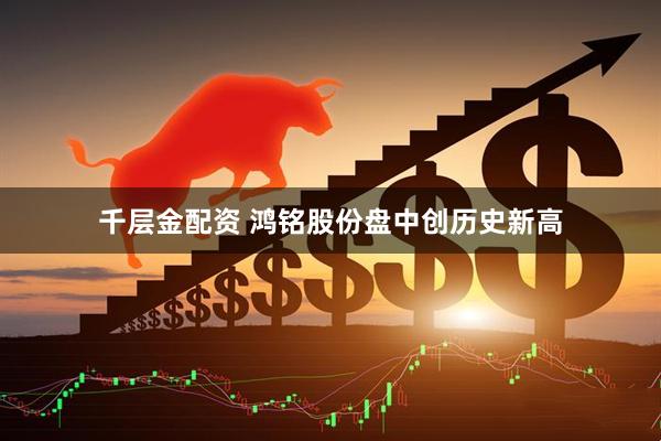 千层金配资 鸿铭股份盘中创历史新高
